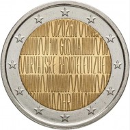 CROATIA 2026 Croatian Radio and Television 2 euro coin in capsule