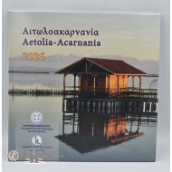 GREECE 2026 COMPLETE YEAR EURO SET IN COIN BLISTER Aetolia-Acarnania
