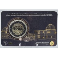 Belgium 2026 National Geographic Royal Observatory 2 Euro Coin card FR