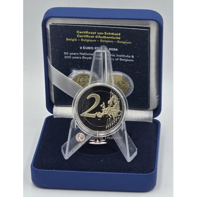 Belgium 2026 National Geographic Royal Observatory 2 Euro Proof Coin 