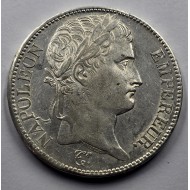 France Napoleon Bonaparte Silver 5 Francs coin 1810 A