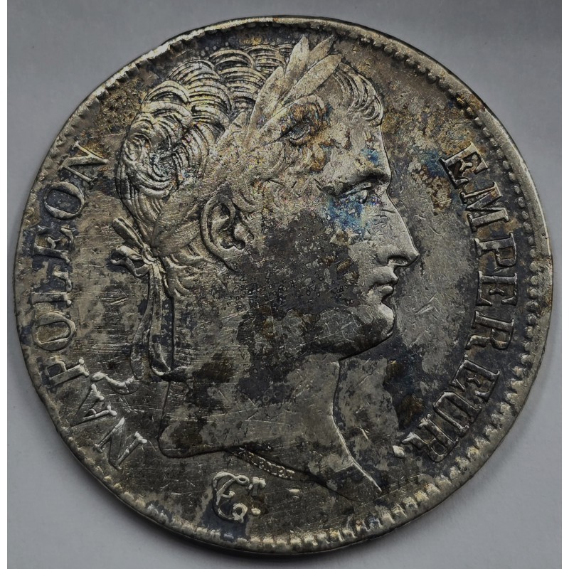 France Napoleon Bonaparte Silver 5 Francs coin 1813 Q WORLD COINS