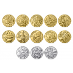 France 2026 Dragon Ball Complete Medal coin Collection in Album WORLD COINS