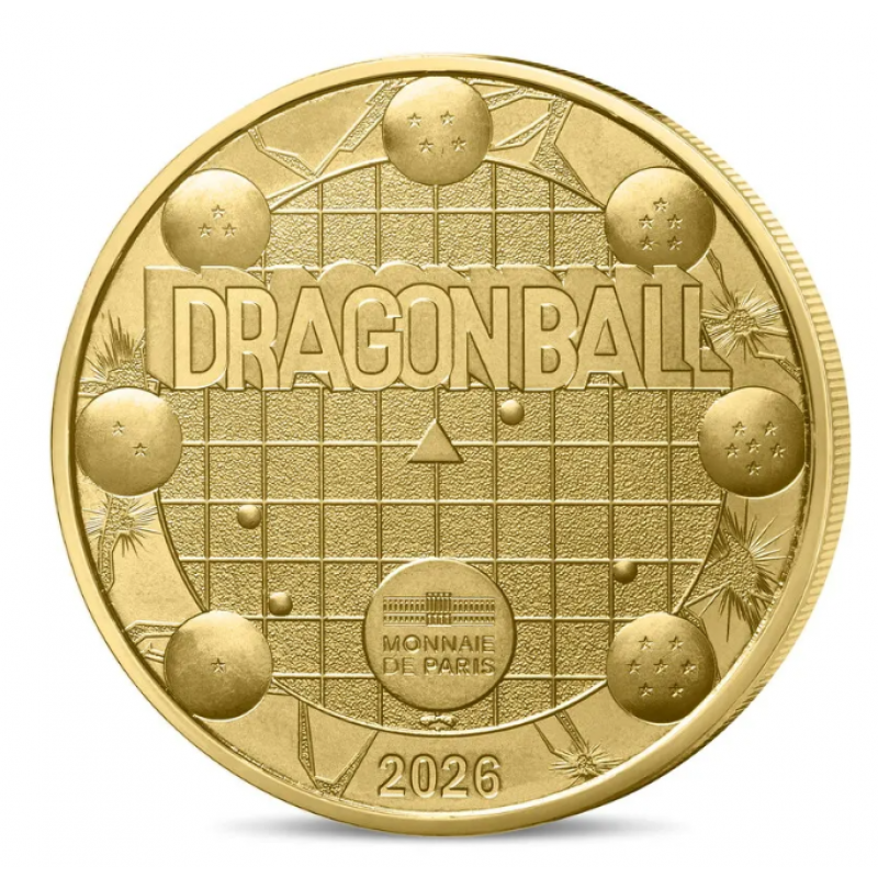 France 2026 Dragon Ball Complete Medal coin Collection in Album WORLD COINS
