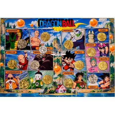 France 2026 Dragon Ball Complete Medal coin Collection in Album