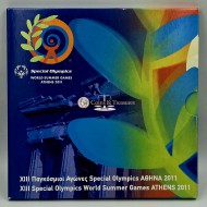 Greece 2011 Special Olympics Summer Games Silver + 10 Euro Coin 