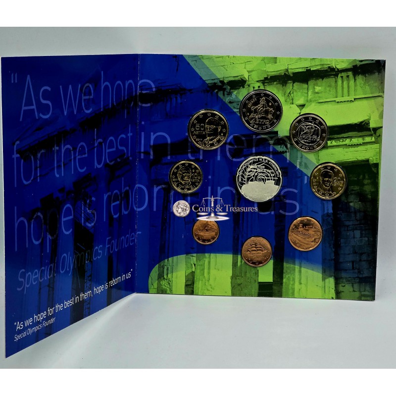 Greece 2011 Special Olympics Summer Games Silver + 10 Euro Coin WORLD COINS