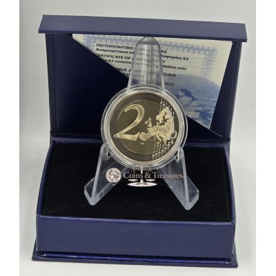 Greece 2026 Exodus of Messolongi 2 Euro Coin PROOF