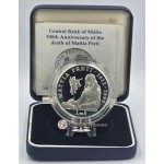 Malta 1999 The Death Of Mattia Preti Silver Proof coin WORLD COINS