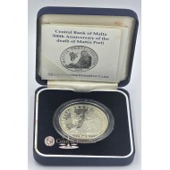 Malta 1999 The Death Of Mattia Preti Silver Proof coin