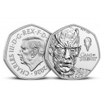 UK Game of Thrones Ice 2026 BU 50p Coin in Blister   WORLD COINS