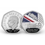 UK 2026 Grand Prix Centenary Silver Proof 50p coin GOLD AND SILVER BULLION