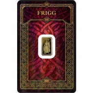 Gods of Germania Frigg 1/100 oz Pure Gold bar 999.9 sealed in Blister pack
