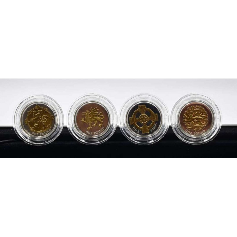 UK 2008 £1 Silver Proof 25th Anniversary 14 Coin Set Collection by Royal mint SPECIAL OFFERS