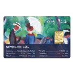 August Macke Promenade 1/1000 Oz Gold Coin Chad GOLD AND SILVER BULLION