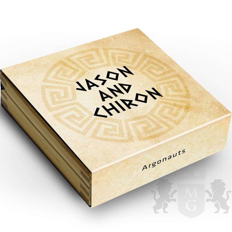 JASON AND CHIRON ARGONAUTS SERIES 2022 2 OZ NIUE ULTRA HIGH RELIEF ANTIQUE FINISH SILVER COIN GOLD AND SILVER BULLION