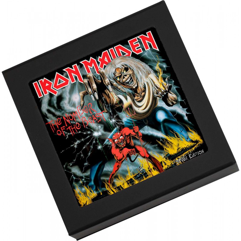 Palau 2022 Iron Maiden Number of the Beast 1 oz Silver Coin GOLD AND SILVER BULLION