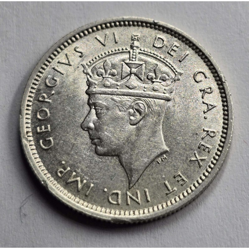CYPRUS 4.5 SILVER PIASTRE COIN 1938 UNC WORLD COINS