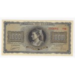 GREECE 1000 Drachmas 1942 P118 BANKNOTE WWII UNC WORLD BANKNOTES