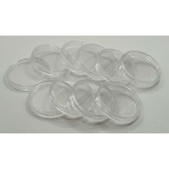 Generic round Coin capsules for coins Ø 32 mm - Pack of 10