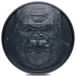 Black Gorilla 2 Oz Silver Coin 10000 Francs Chad 2023 GOLD AND SILVER BULLION