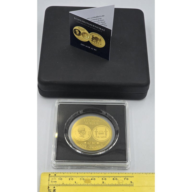 Eid Mar Aureus 42BC 1/200 Oz .999 Gold Coin 2025 GOLD AND SILVER BULLION