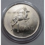 SOUTH AFRICA 1966 1 RAND ENGLISH LEGEND SILVER COIN WORLD COINS