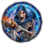 GRIM REAPER Armageddon VII 1 oz Silver Coin Canada 2024 Box + Coa GOLD AND SILVER BULLION