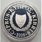 CYPRUS 2006 SILVER PROOF 1 POUND AKAMANTIS FLOWER WORLD COINS