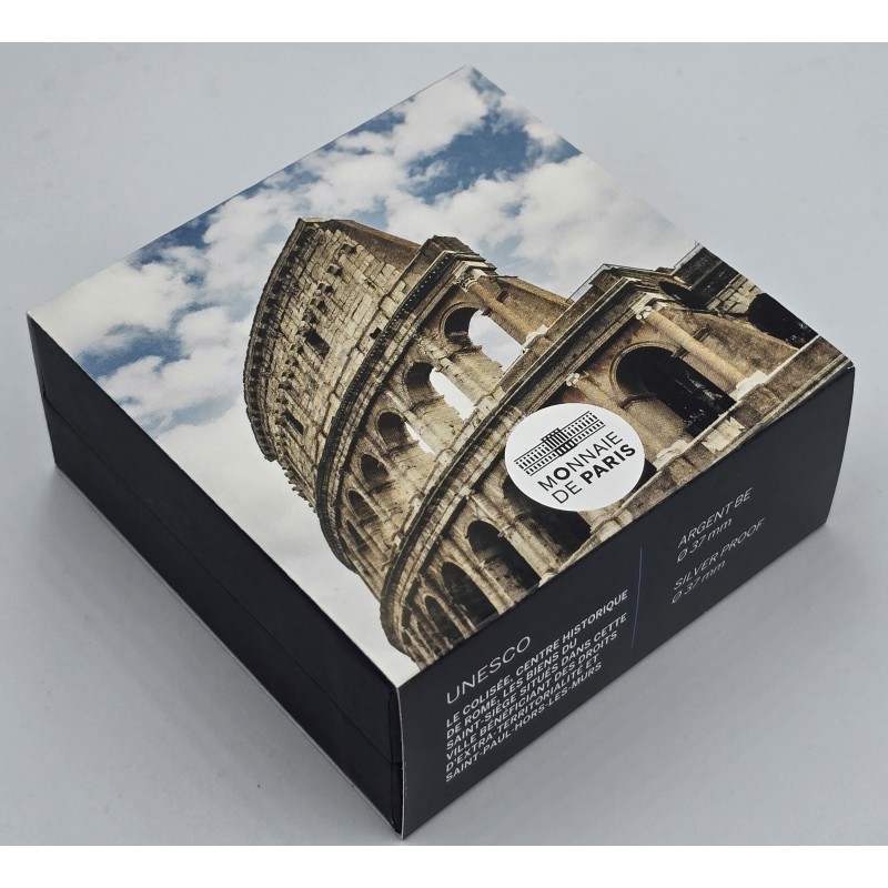 France 2025 The Colosseum UNESCO 10€ silver Proof coin WORLD COINS