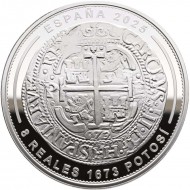 Jewels of Museum 1673 Carlos II Potosí Spain silver Proof coin 2025