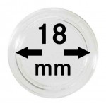 Leuchtturm Coin capsules for coins Ø 18 mm pack of 10 ACCESSORIES & SUPPLIES