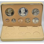 COOK ISLANDS 1978 SILVER PROOF COIN SET IN Box + COA WORLD COINS