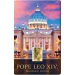 Vatican Pope Leo XIV 1/1000 Oz 999 Gold Coin Bar Liberia 12 dollars GOLD AND SILVER BULLION