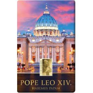 Vatican Pope Leo XIV 1/1000 Oz 999 Gold Coin Bar Liberia 12 dollars