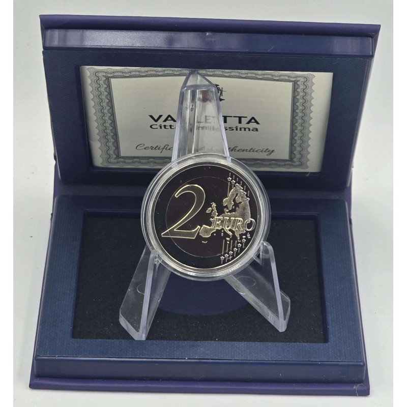 Malta 2026 Maltese Walled Cities Valletta 2 Euro PROOF coin WORLD COINS