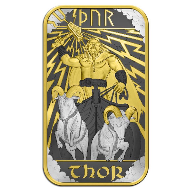 NORSE GODS – ODIN THOR LOKI 3 x 1oz Silver Bars Special Edition GOLD AND SILVER BULLION