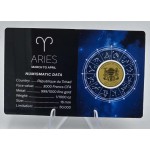 ZODIAC SIGNS ARIES 1/1000 Oz Gold Coin GOLD AND SILVER BULLION