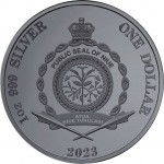 NIUE 2023 $1 Chess King 1oz Silver Black Proof Coin GOLD AND SILVER BULLION