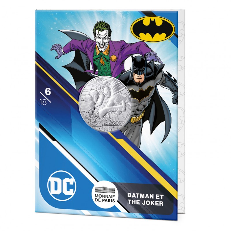 France 2025 DC COMICS BATMAN Collection of 8 Silver 10 euro coins WORLD COINS