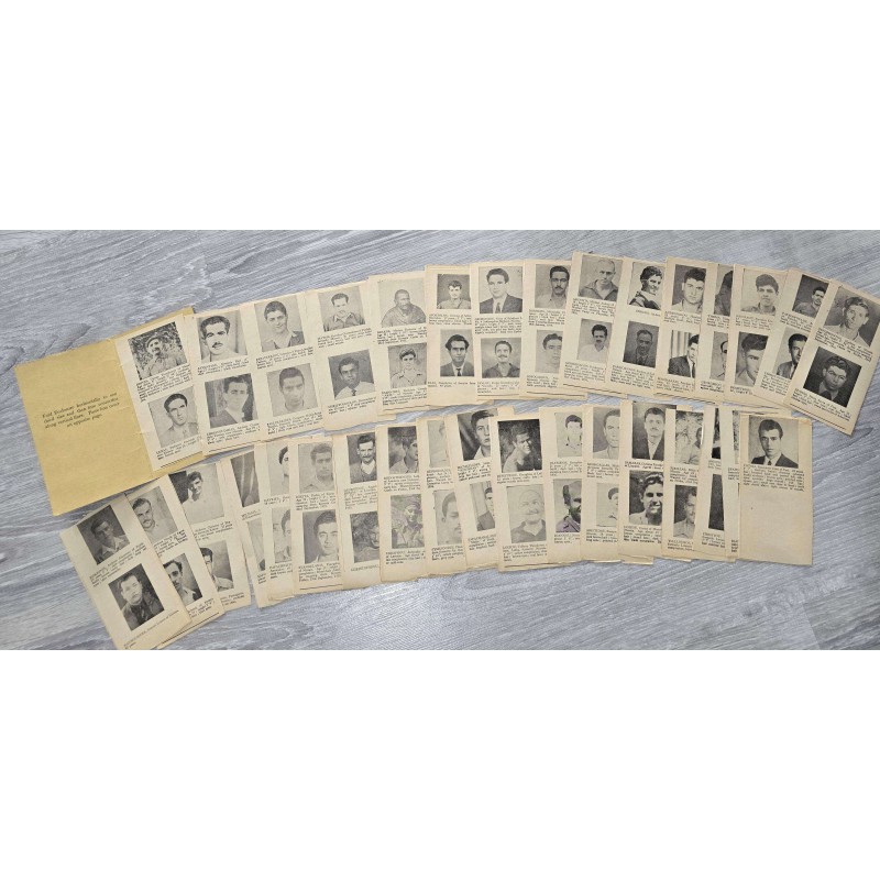 WANTED MEN OF CYPRUS 1955 EOKA FIGHTERS POCKET BOOKLET ANTIQUES & OTHER COLLECTIBLES