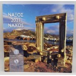 GREECE 2021 COMPLETE YEAR EURO SET IN COIN BLISTER NAXOS WORLD COINS