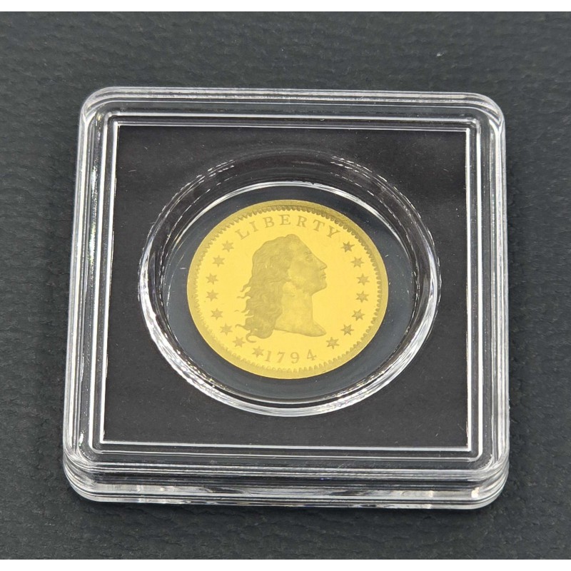 Flowing Hair dollar 1794 1/1000 Oz .999 Gold Coin 2024 GOLD AND SILVER BULLION