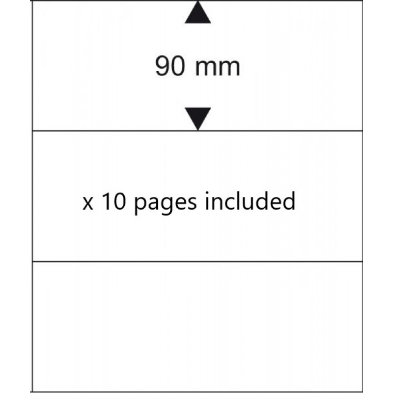 Banknote Album GRANDE with labelling Slipcase and Pages Incl. BLACK ACCESSORIES & SUPPLIES