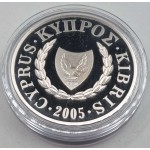 CYPRUS 2005 BU ONE POUND COIN MONACHUS SEAL WORLD COINS