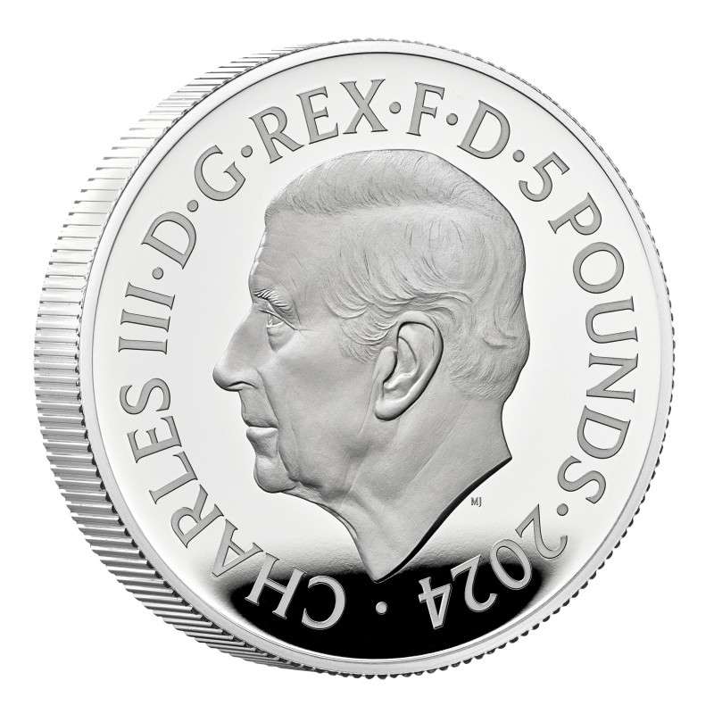 Great Engravers - Waterloo Medal 2 Oz UK silver proof Coin 2024 GOLD AND SILVER BULLION