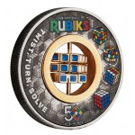 RUBIK CUBE 50th Anniversary 2 Oz Silver Coin 2$ Tuvalu 2024 GOLD AND SILVER BULLION