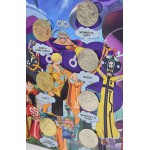 France 2025 One Piece EggHead arc Complete Medal coin Collection in Album WORLD COINS