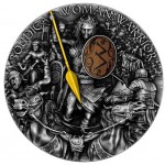 BOUDICA Woman Warrior 2 Oz Silver Coin Niue 2022 GOLD AND SILVER BULLION