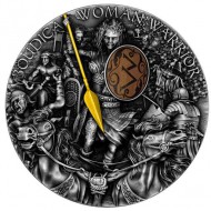 BOUDICA Woman Warrior 2 Oz Silver Coin Niue 2022